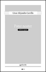 Pater noster SATB choral sheet music cover